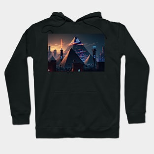 Cyberpunk style Pyramids Hoodie